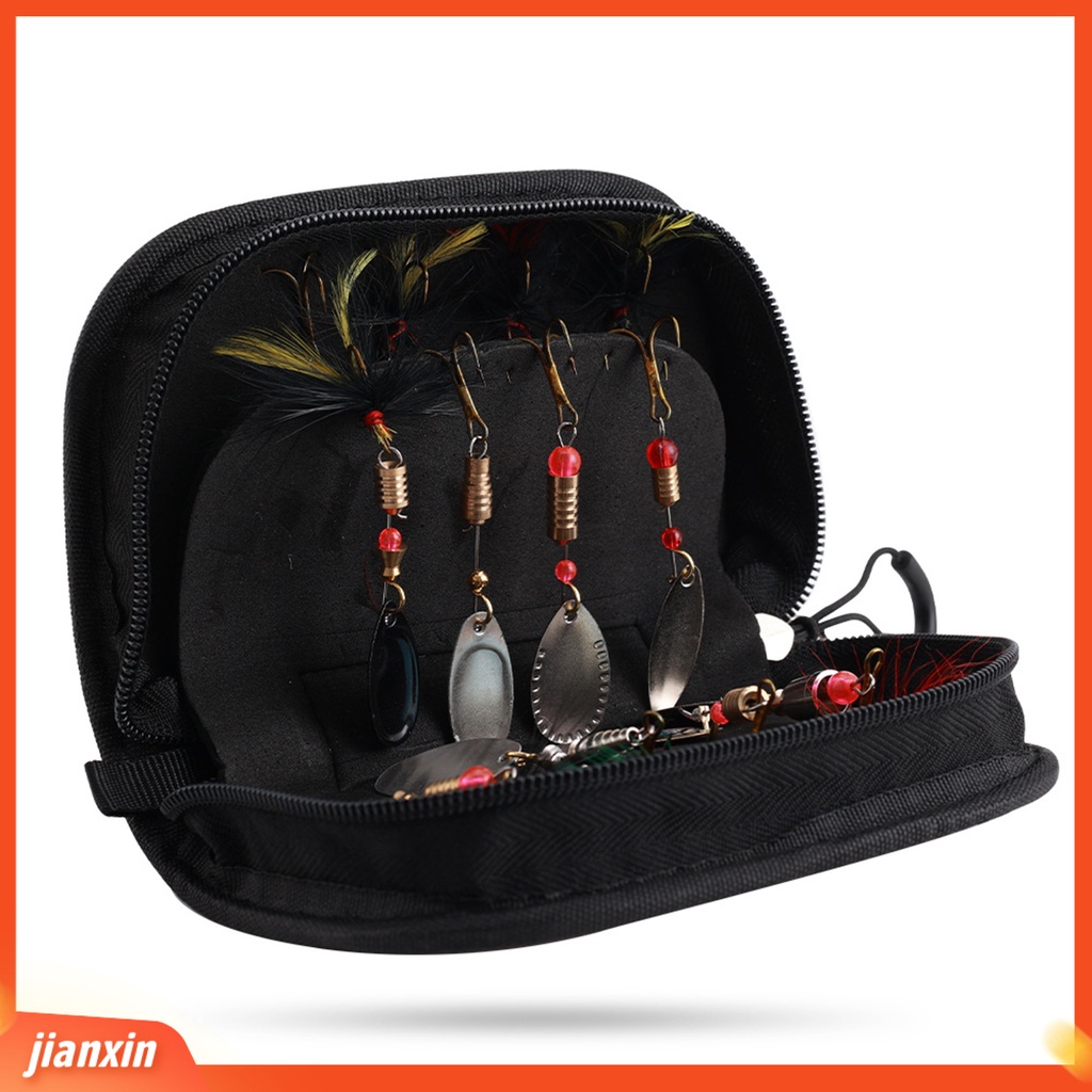 (In Stock) Membawa Kasus Anti Gores Pengerjaan Indah Aksesori Umpan Kait Lalat Tas Penyimpanan Untuk Outdoor