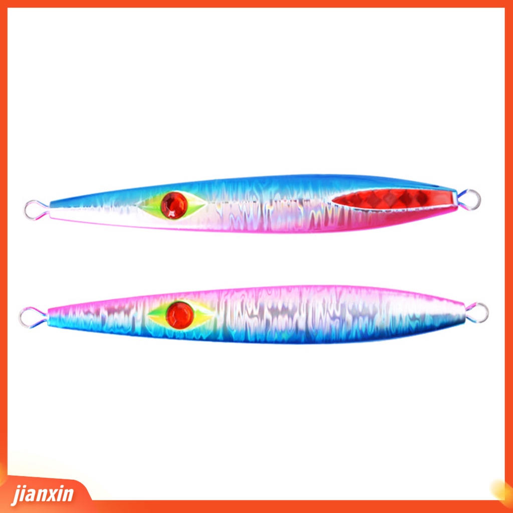 (In Stock) 130g /160g Luminous Slow Sinking Fall Umpan Buatan Jig Untuk Angling