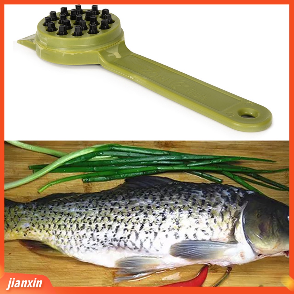 (In Stock) Scraper Sisik Ikan Solid Ergonomics Handle ABS Kreatif Sikat Kulit Ikan Scraping Graters Untuk Digunakan Di Rumah