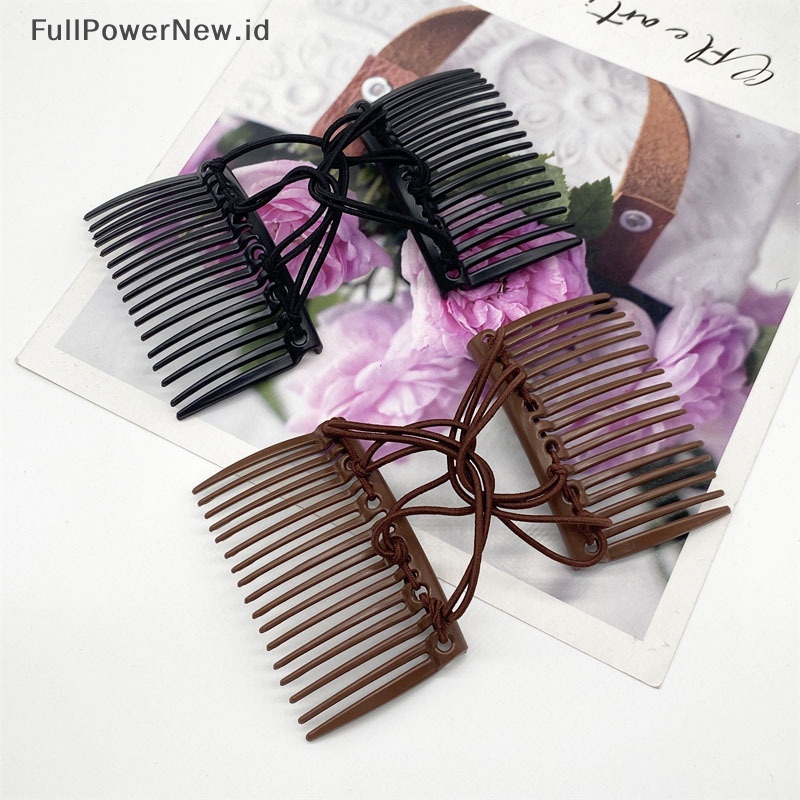Power Vintage Kreatif Sisir Rambut Ajaib Tali Elastis Disc Hair Clip Untuk Wanita Hiasan Kepala ID