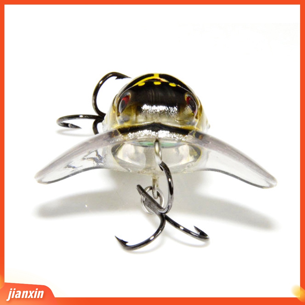 (In Stock) Umpan Serangga Mengambang Jangkrik Pancing Topwater Buatan Plastik Dengan Pengait