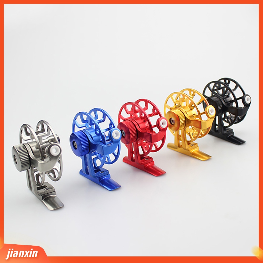 (In Stock) Perlengkapan Memancing Aluminium Alloy Fly Fish Reel Mantan Ice Line Vessel Wheel Tool