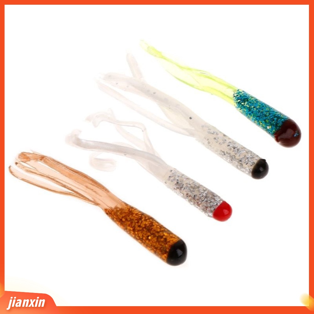 (In Stock) 20Pcs 4.5cm 0.5g Umpan Pancing Soft Lure Payet Buatan Squid Tackle Alat