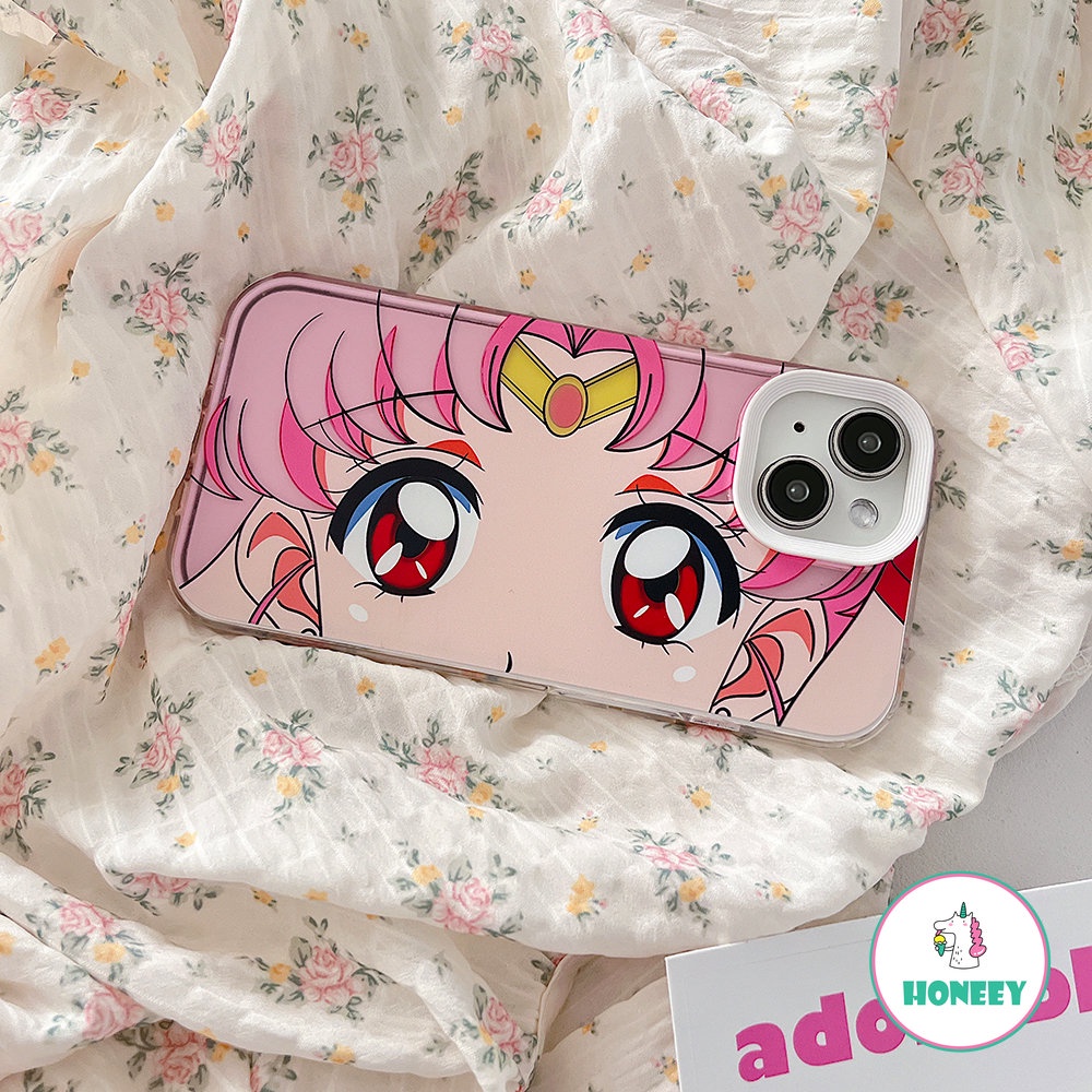 IPHONE Fashion Kartun Sailor Moon Phone Case Kompatibel Untuk Iphone14 12 13 11 Pro Max12 13pro 14pro XR XS 7Plus 8Plus 3-in-1 Removable Back Cover