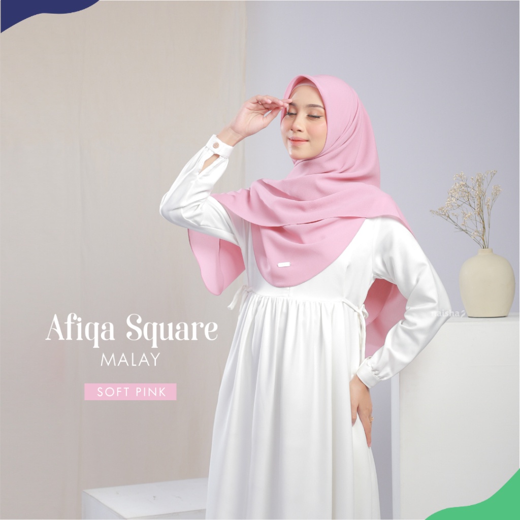 NAISHA OFFICIAL - Afiqa Square Malay | Hijab Malay Diamond