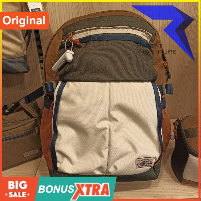 E lllGER1989 Tas Ransel WANDERFURTHER CAMERA BACKPACK Bag Khaki 91000 8799