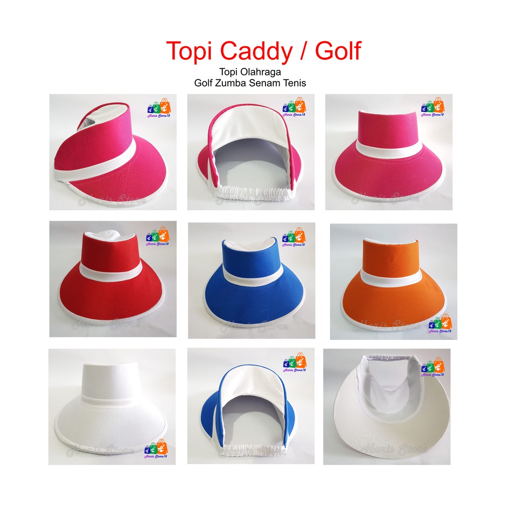 Topi golf / Topi Caddy / Topi golf polos / Topi Senam