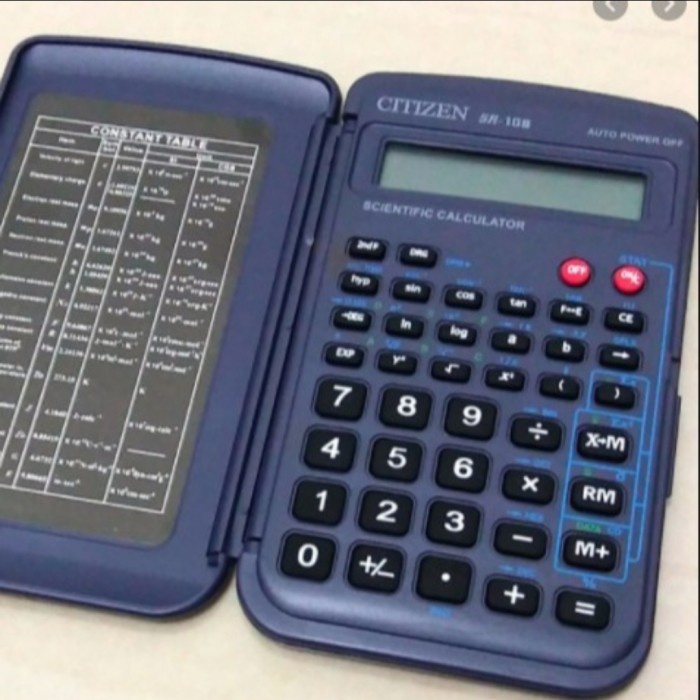 

KALKULATOR ILMIAH / SEKOLAH CT108 - CALCULATOR SCIENTIFIC CITIZEN CT-108