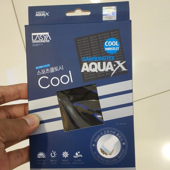 ARMSLEVE GOLF AQUA-X ICE SKIN WRISLET WHITE ORIGINAL