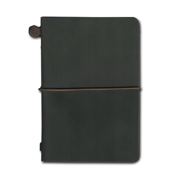 

Figure Notes Traveler's Journal Leather - Black - Black