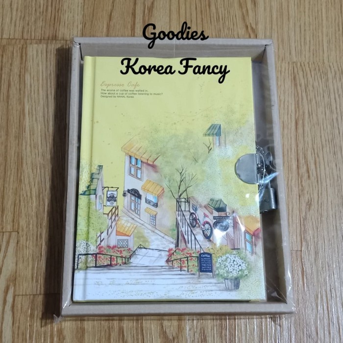 

✨BISA COD✨ -Schedule Diary Kunci NO Year Ori Korea - Kuning