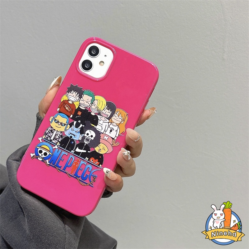 IPHONE Kartun Raja Bajak Laut Lembut Silikon Casing Casing Ponsel Kompatibel Untuk Iphone14 13 12 11 Pro Max X Xr Xs Max 8 7 6 6s Plus SE 2020 Pelindung Lensa Shockproof Halus Lembut TPU Penutup Belakang