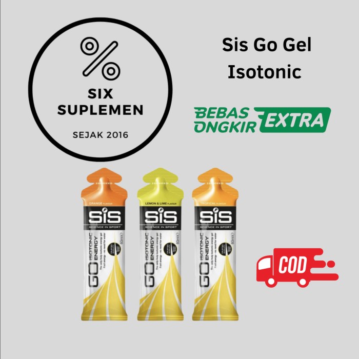 SIS Go Isotonic Science In Sport Energy Gel Suplemen Stamina Sepeda