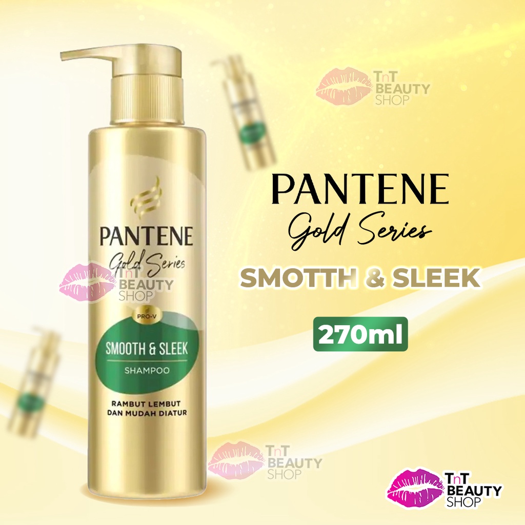 Pantene Pro-V Gold Series Smooth & Sleek Sampo 270 ml | TnT Beauty Shop