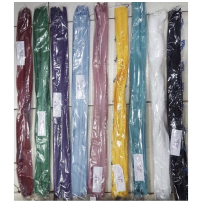 Resleting Jepang 60 cm 24 in - pink sedang 515