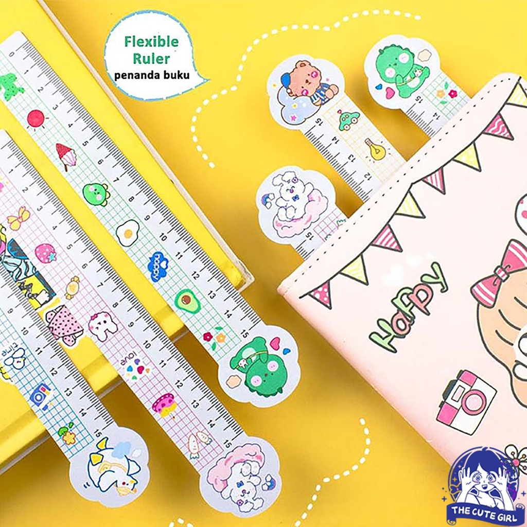 

Pengaris Magnet Lucu Unik/Ruler Kids 15CM - Stazionario