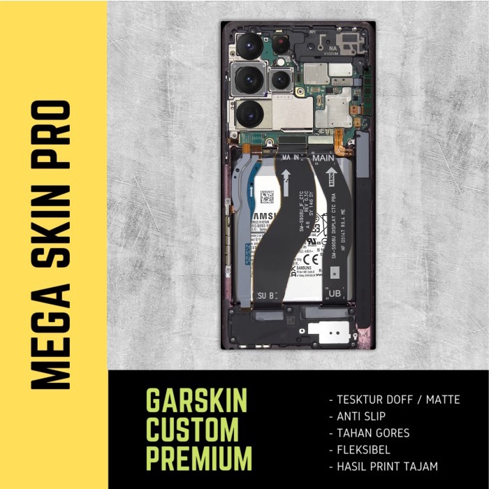 Skin Samsung S22 Ultra Fullbody - isi 2 buah - teardown mesin
