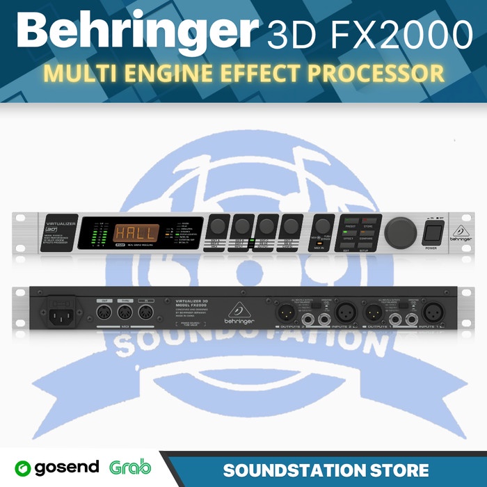 BEHRINGER VIRTUALIZER 3D FX2000 Multi Engine Effects | Efek Vocal