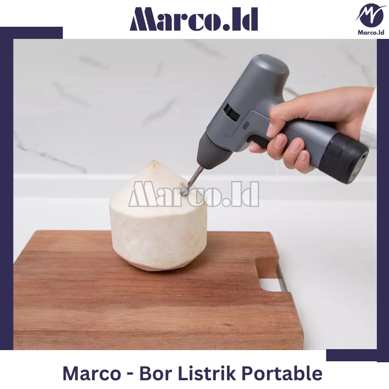 Bor Listrik Portable Tanpa Kabel