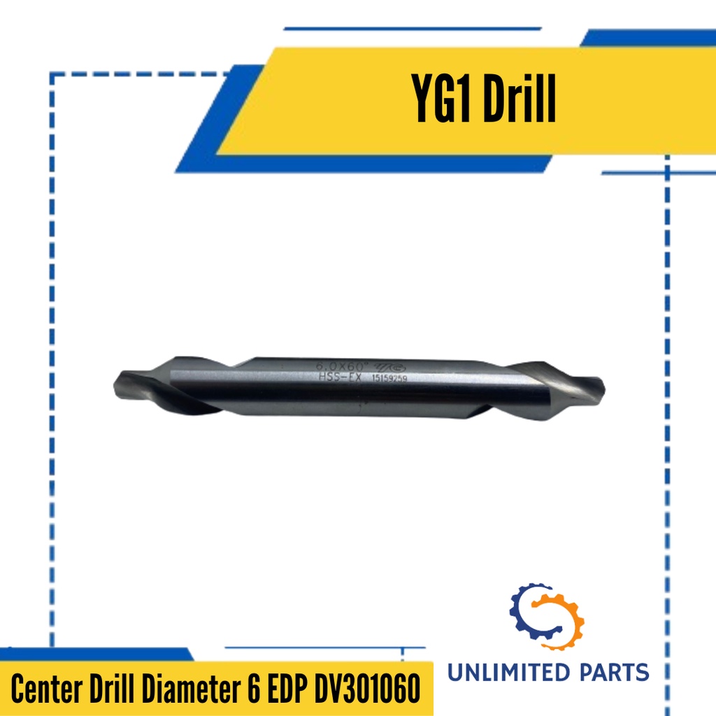 YG1 Center Drill Diameter 6 EDP DV301060