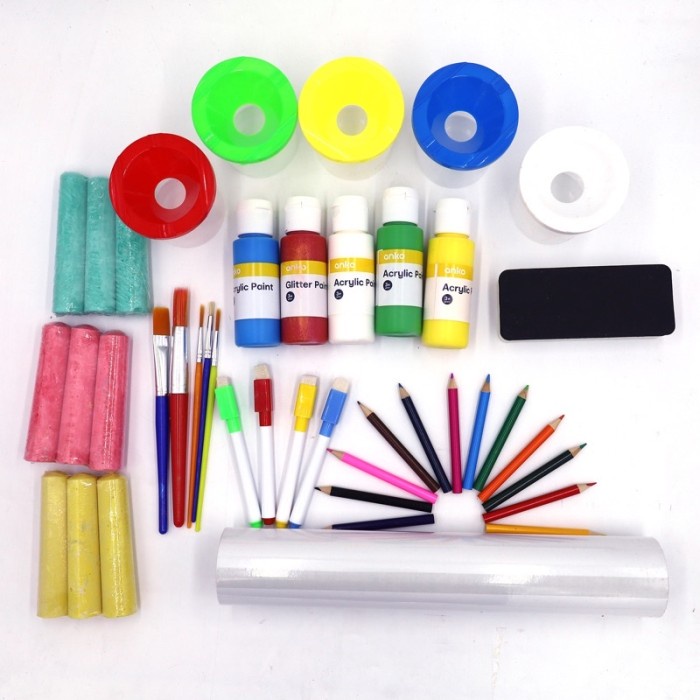 

Mainan Permainan Toys Kado Ulang Tahun Anak Laki Perempuan easel starter set perlengkapan menggambar untuk canvas Import Murah