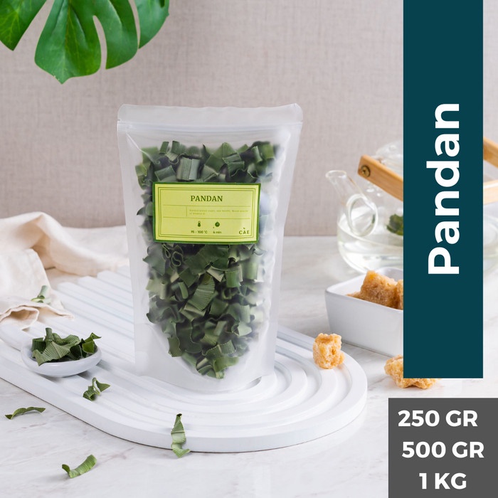 

Daun Pandan Kering / Dried Leaves Wangi Herbal Tea Teh 250 Gram - 1 KG