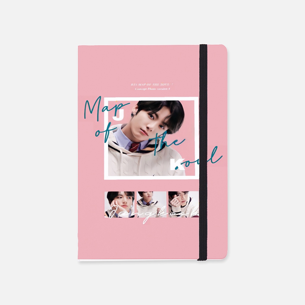 

Soft Cover Notebook Jungkook BTS MOTS7 | gmwm #101