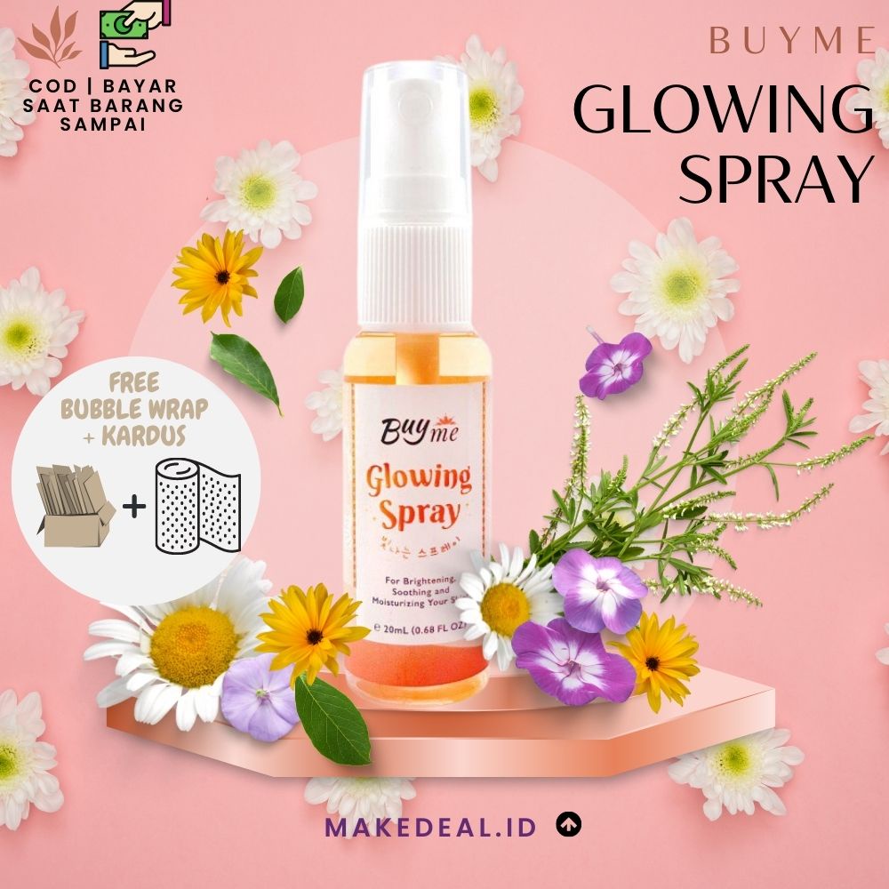Buyme Glowing Spray All In One 20 Ml Instant Glowing Toner Face Mist Antibacterial Healty And Glow S