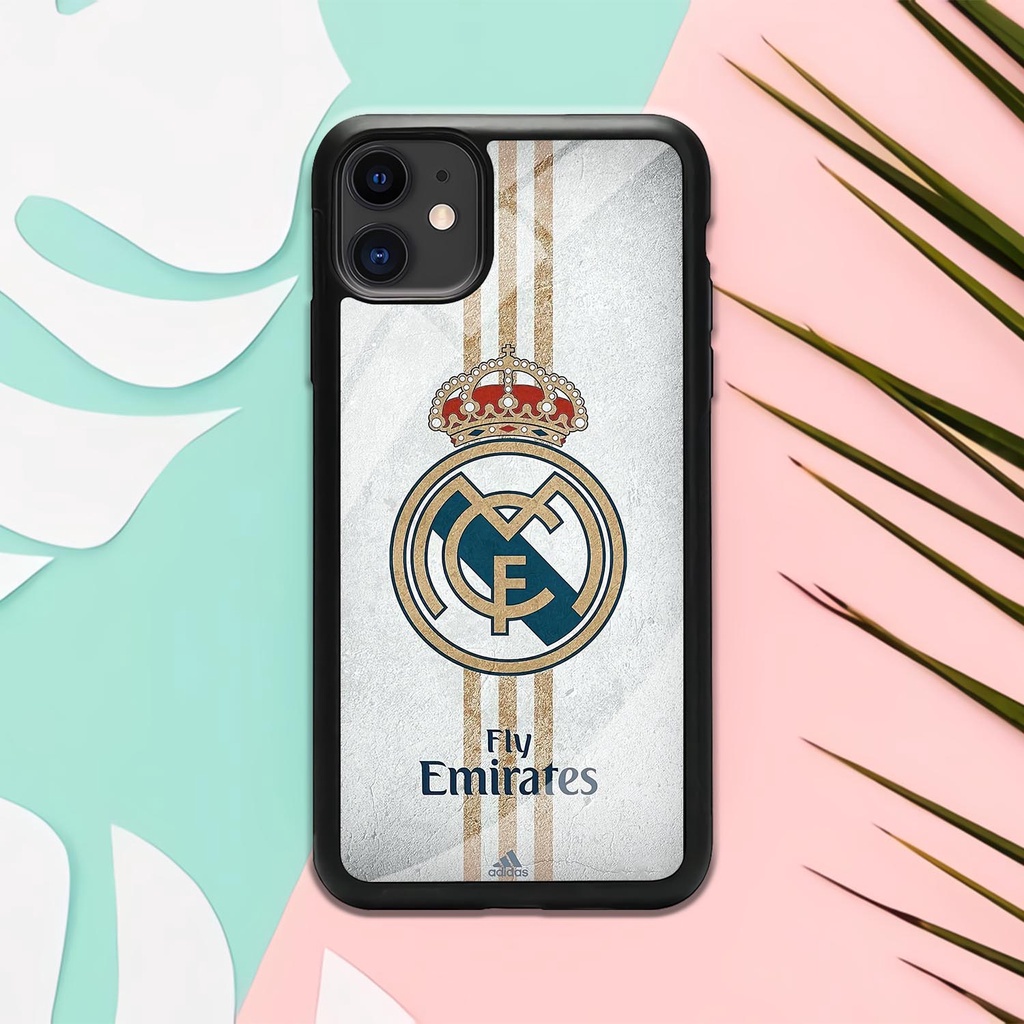 Case Glossy Iphone 11  | Ip11 | Casing Kilau Hp Iphone | Pelindung Hp | Motif Bola Football Club Sof