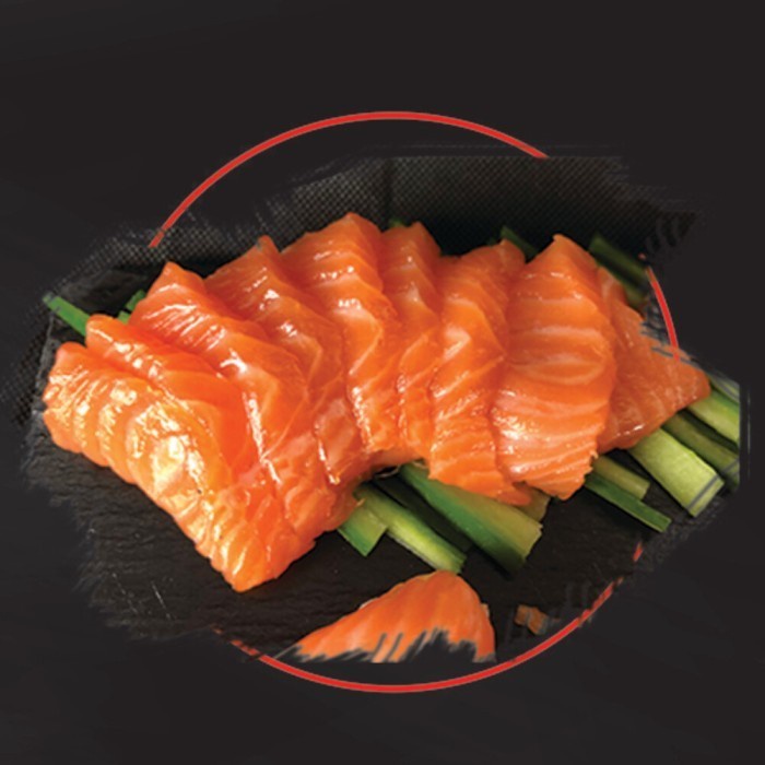 

Slice Salmon Sashimi Grade Siap Santap Mentah