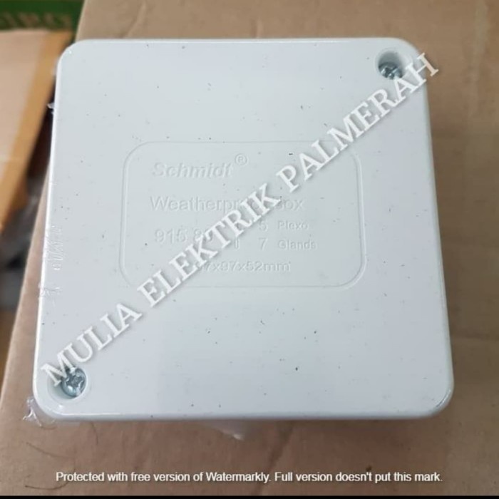*COD* DURADUS 5/8 MG 97X97X52 ABU JUNCTION BOX IP 55 OUTDOOR - schmidt abu