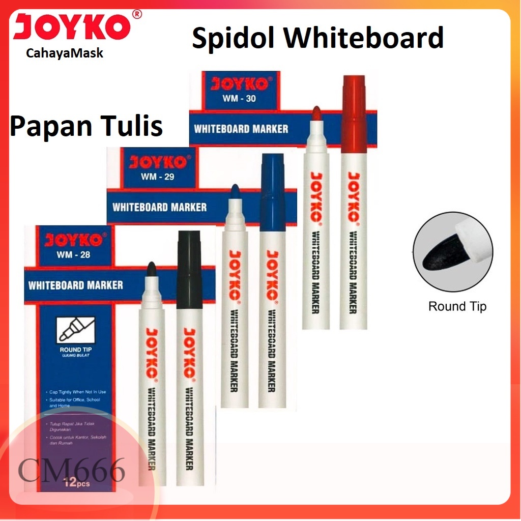 

Spidol Whiteboard Joyko / Spidol Papan Tulis
