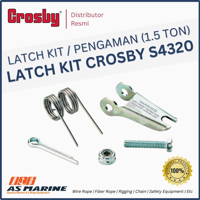 Crosby Latch Kit S4320 1.5 Ton Alloy
