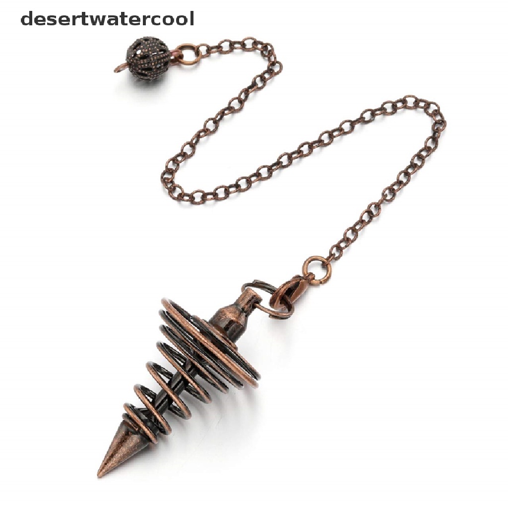 Deid Bandul Bandul Logam Bandul Untuk Dowsing Spiral Cone Antik Piramid Bandul Perhiasan Martijn