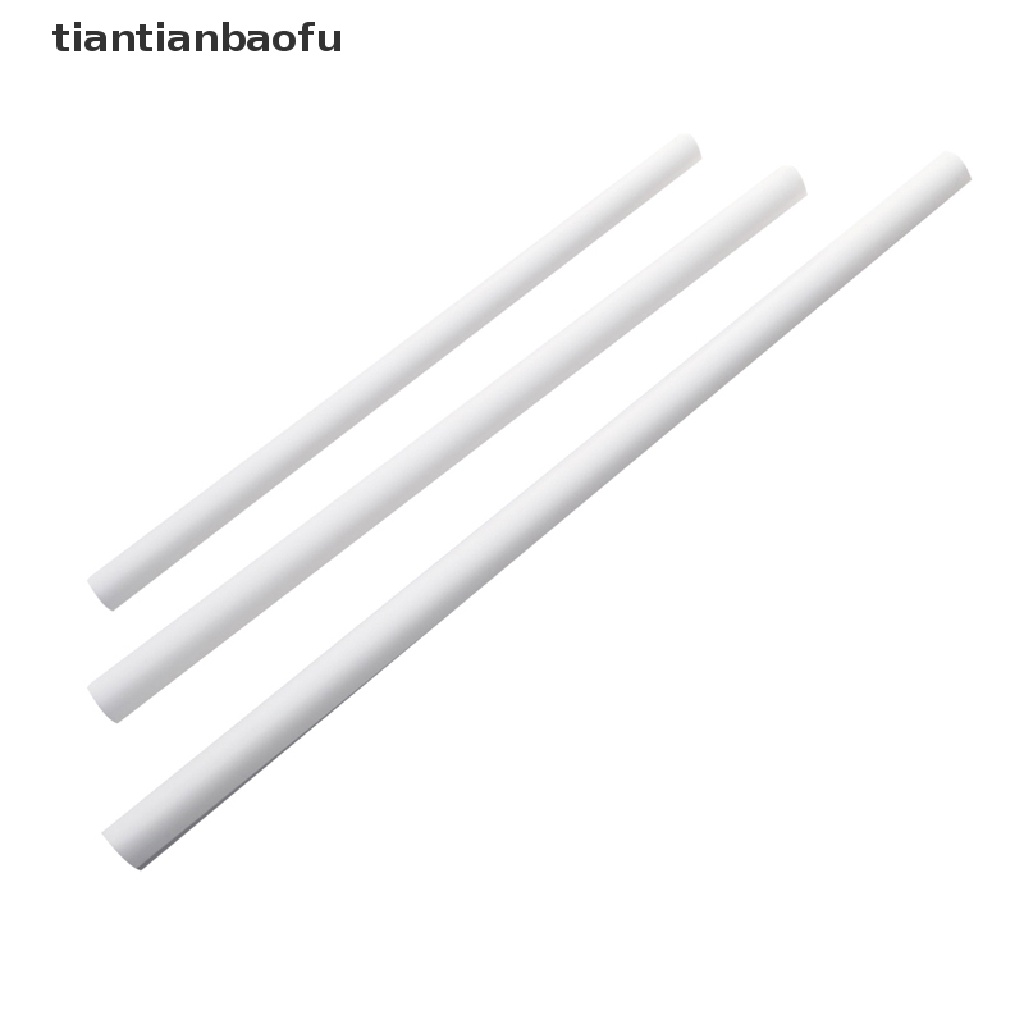 [tiantianbaofu] 10pcs Dowels Kue Plastik Putih Batang Penyangga Kue Dowels Bulat Sedotan Reusable Boutique