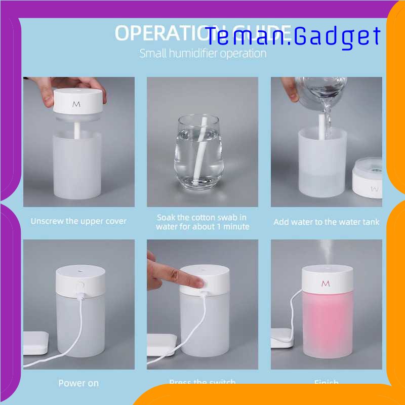 TG - ART Mini Air Humidifier Aromatherapy Oil Diffuser USB 260ml - A109