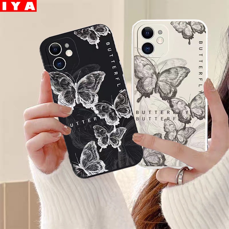 REDMI Soft Case Redmi10 5G Note 11S 11 Pro 10A 9C 9T Note10 5G Note 10S Note 9s Poco F4 F4 GT M3 Pro X3 Pro NFC Desain Rasa Line Butterfly Silikon Casing Cover