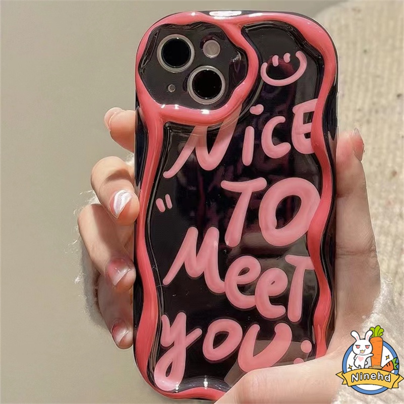 IPHONE Casing Kompatibel Untuk Iphone14 13 12 11 Pro Max X Xr Xs Max8 7 6 6s Plus SE 2020 Ins Gaya Baru Fashion Graffiti Inggris Casing Ponsel Canggih Silikon Glossy Penutup Perlindungan Shock