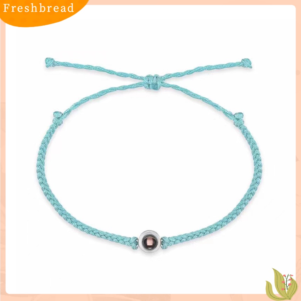 &lt; Freshbread &gt; Gelang Couple Braided Proyeksi Perhiasan Adjustable Braiding Rope Bracelet Untuk Pakaian Sehari-Hari