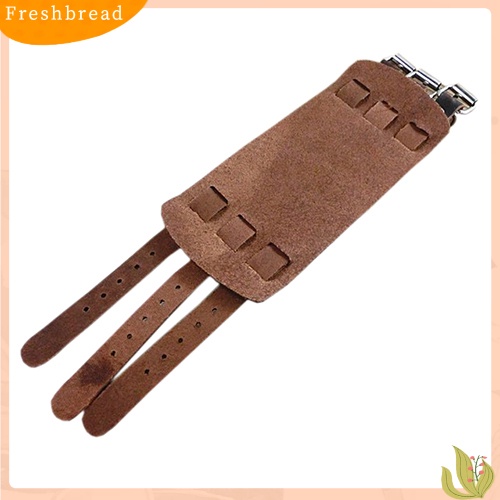 &lt; Freshbread &gt; Men Fashion Multilayer Belt Faux Leather Bracelet 3gesper Gelang Cuff Bangle