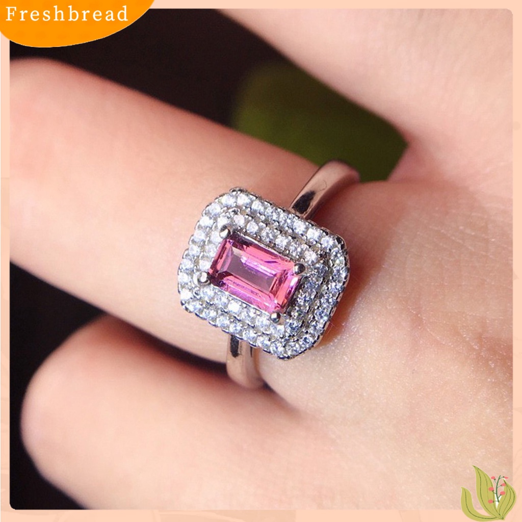 &lt; Freshbread &gt; Open Ring Indah Elegan Jari Cincin Wanita Adjustable Faux Crystal Ring Untuk Hadiah