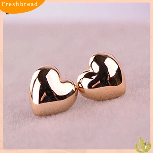 &lt; Freshbread &gt; 1pasang Fashion Wanita Lucu Hati Kecil Pesona Telinga Stud Anting Perhiasan Hadiah Xmas