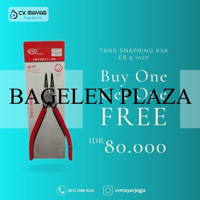 Diobral Tang Snapring KSK EB 9 inch Buy 1 Get 1