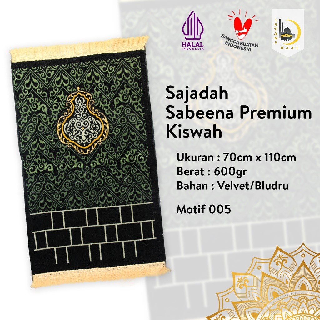 Sajadah Kiswah Premium Sejadah Turki Dewasa