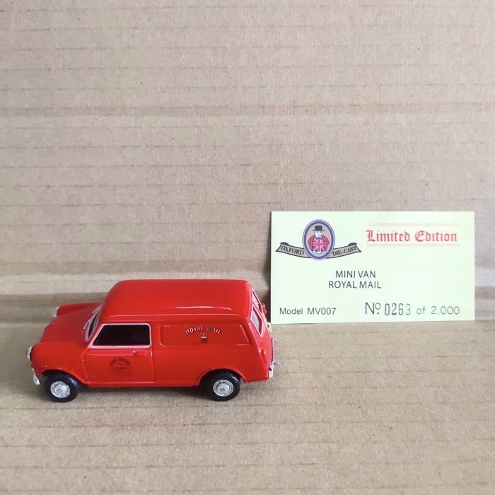 Oxford 1/43 Austin Morris Mini Panel Van Royal Mail Made in China