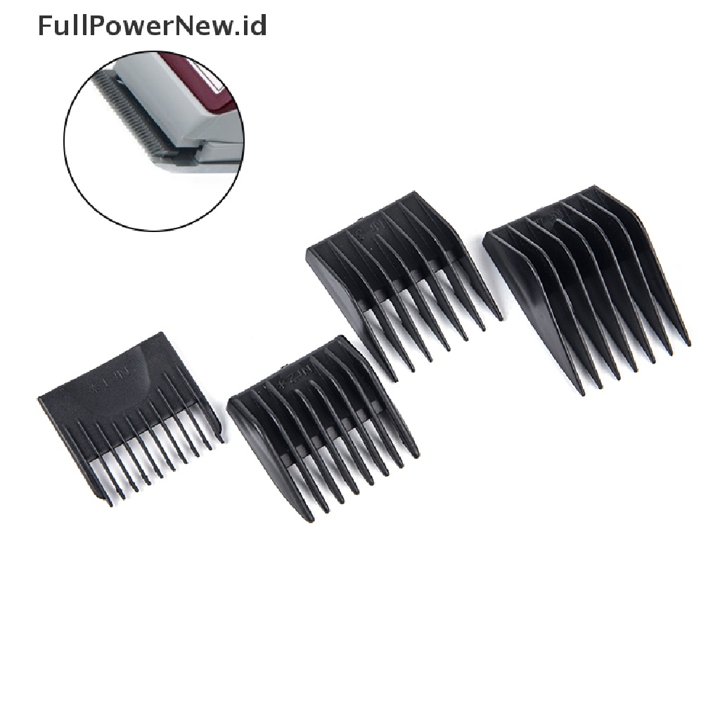 Power 4pcs Barber Hair Clipper Limit Comb Sisir Panduan Pengganti Untuk Moser1400Seri ID