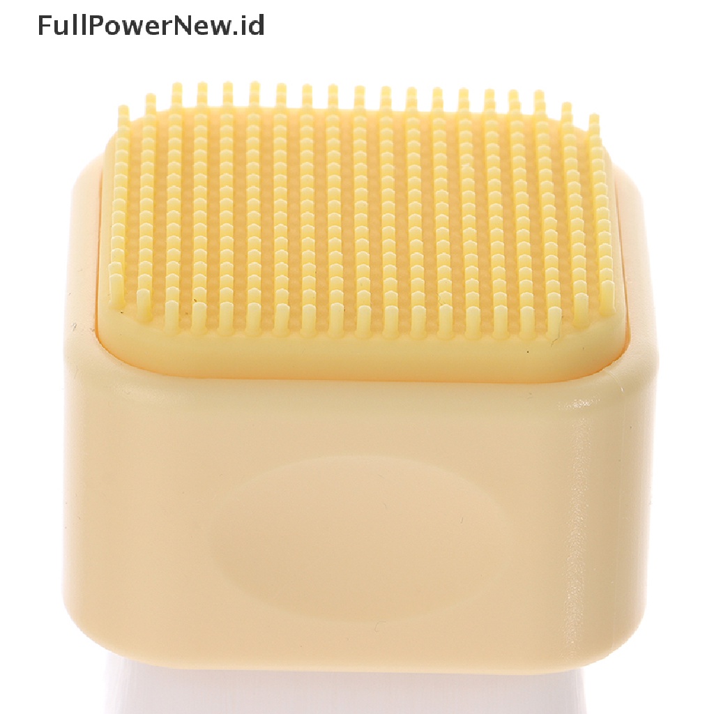 Power 1Pc Silicone Bubbler Cleaning Brushes Sikat Pembersih Wajah Dua Sisi ID