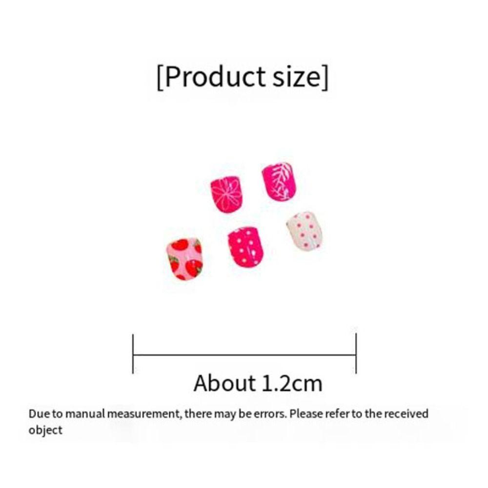 Mxbeauty Nail Art Decal Detachable Hiasan Kuku Manicure Tools Kartun Tekan Pada Kuku Kuku Palsu