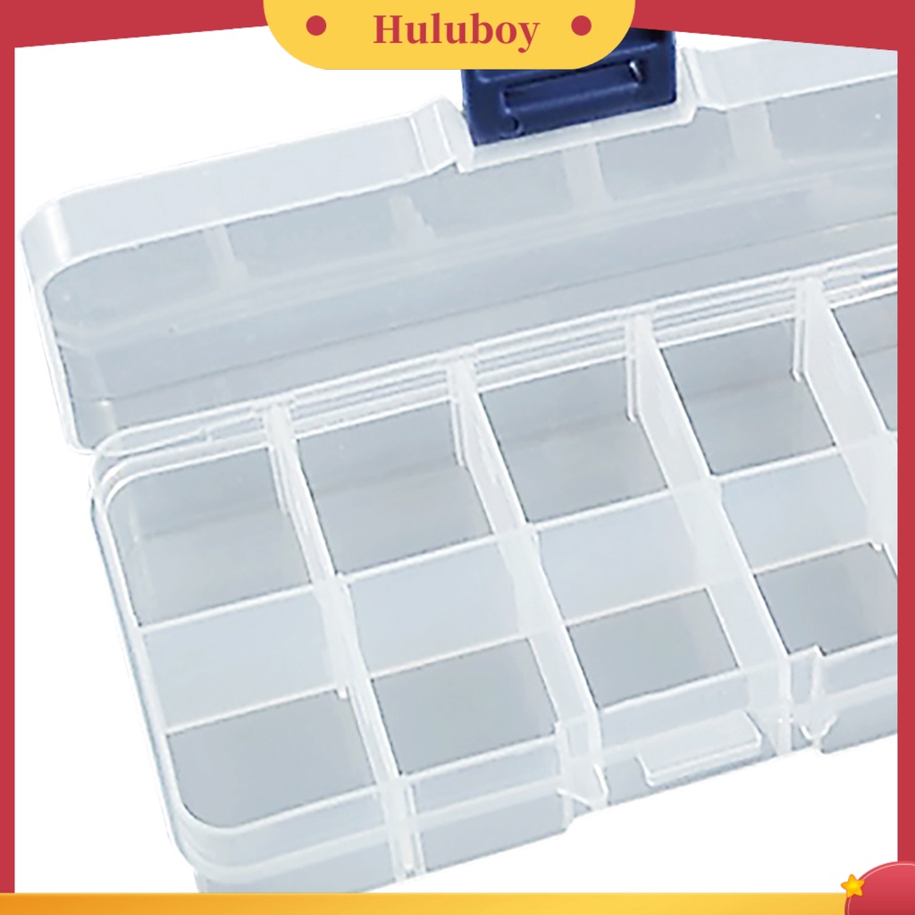 {In Stock} Wadah Penyimpanan Case Tips Nail Art Bahan Plastik Tahan Lama Transparan Untuk Anting