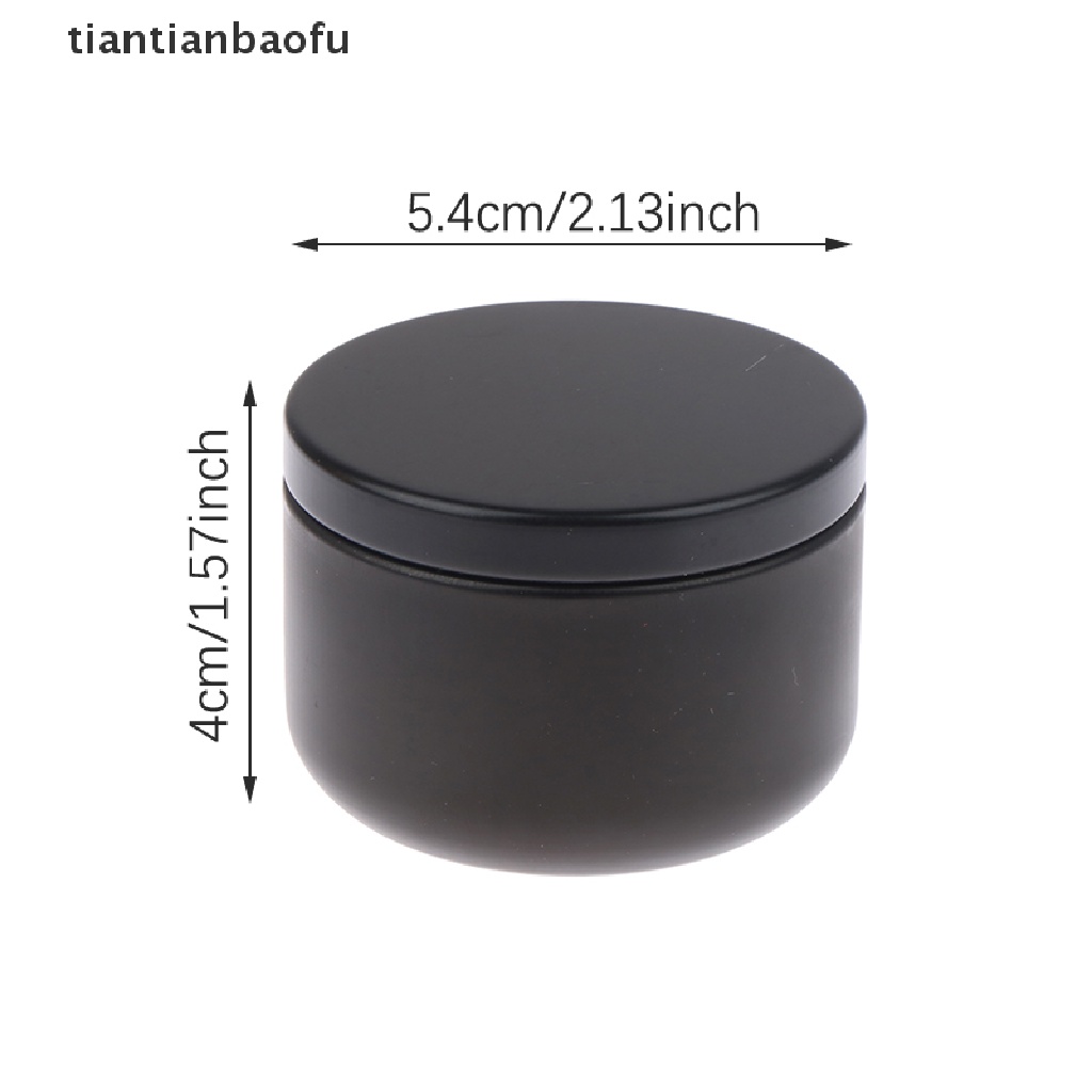 [tiantianbaofu] 5.4cm Mini Metal Tin Canisters Tea Sugar Teh Wadah Kotak Penyimpanan Toples Butik